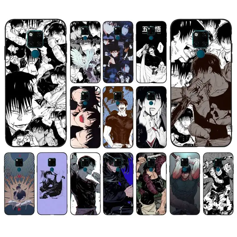 

FHNBLJ Toji Fushiguro Jujutsu Kaisen Anime Phone Case for Huawei Mate 20 10 9 40 30 lite pro X Nova 2 3i 7se