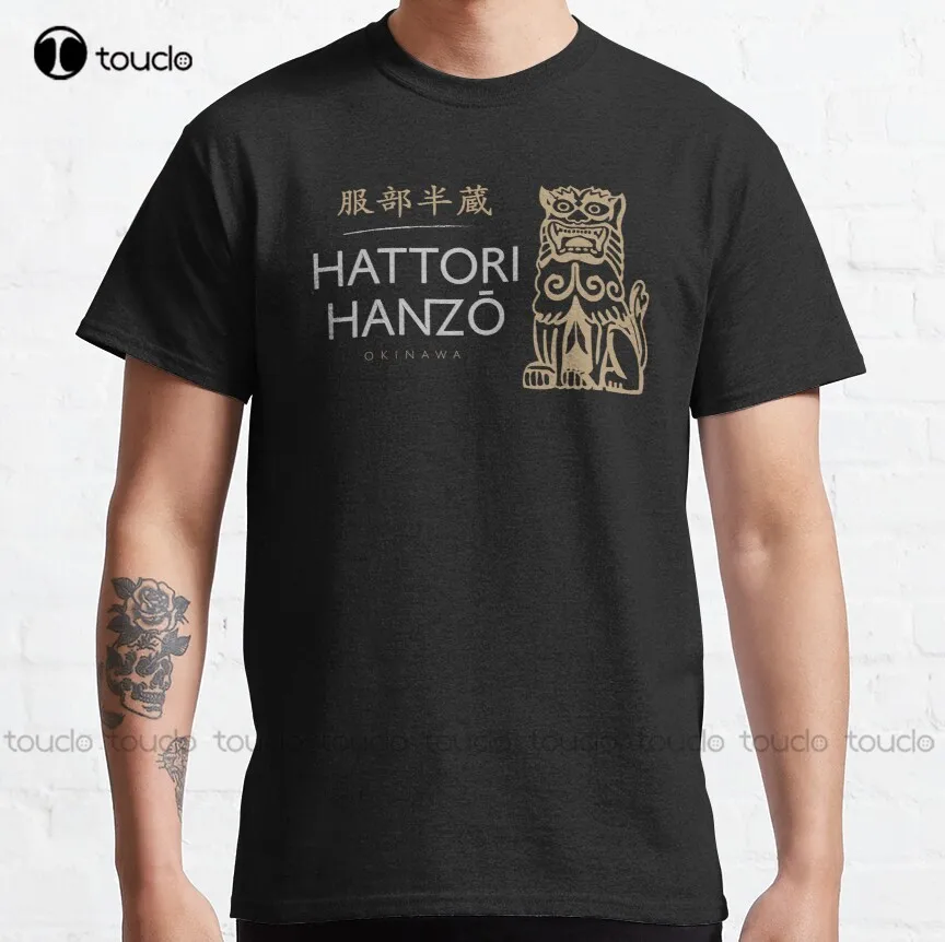

Классическая футболка hatдори Ханзо-хатдори Hanzo, классические мужские рубашки, индивидуальная футболка для подростков, унисекс, цифровая печ...