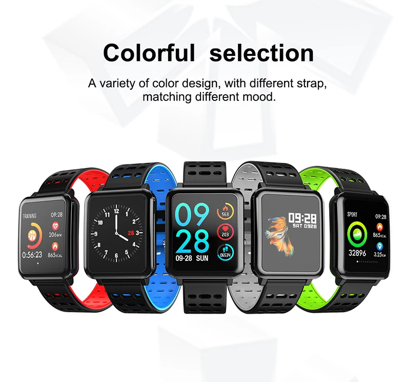 MKS Smartwatch IP67 водонепроницаемые носимые устройства Bluetooth Шагомер монитор сердечного ритма цветной дисплей умные часы для Android/IOS