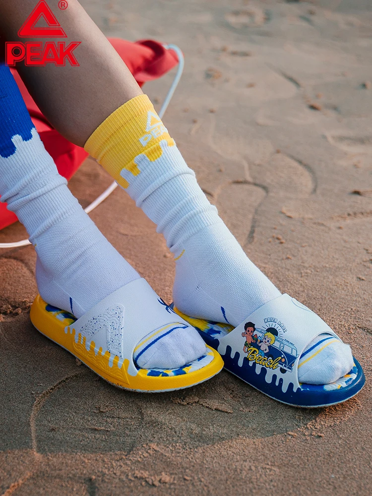 PEAK TAICHI 2020 Summer Men's Clogs Quick Dry Casual Home Woman Slippers Male Garden Shoes Beach Sandals Bathroom Slipper | Спорт и