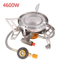 4600w outdoor gas stove camping gas burner folding electronic stove hiking portable split stoves tourist picnic equipment