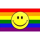 Смайлик, флаг гордости для геев 90x150 см, баннер для геев, флаги для праздников, бесплатная доставка