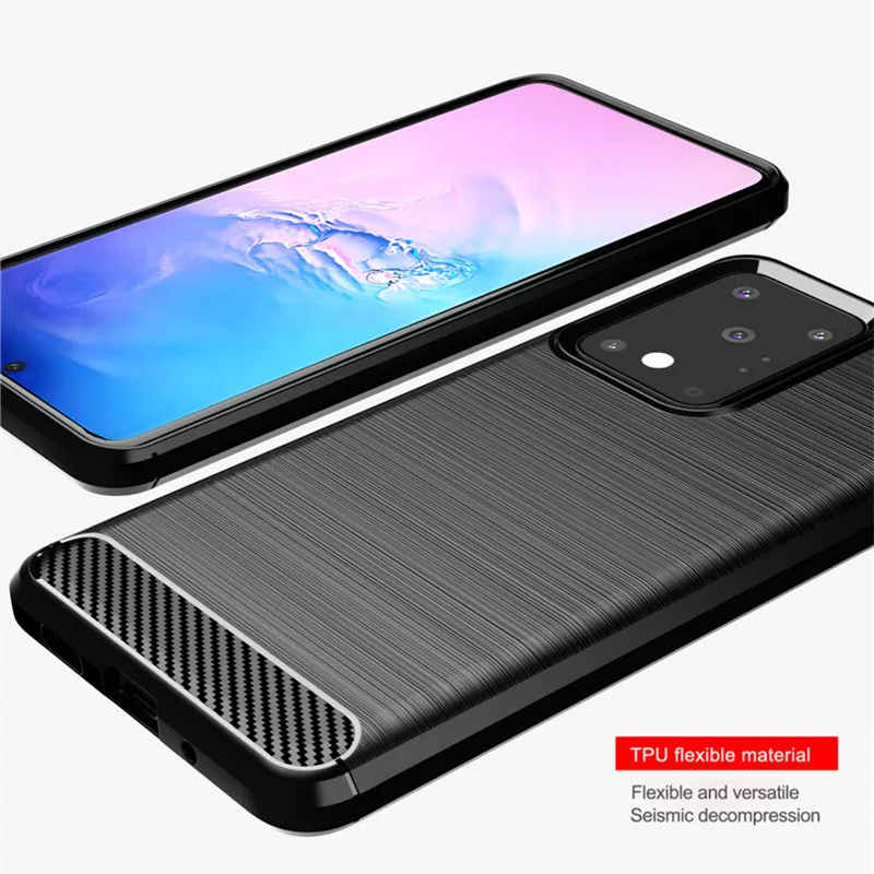 Новый чехол из углеродного волокна для Samsung Galaxy S20 Plus Ultra S10 S10E S8 S9 J2 Pro J3 J4 J6 J7 J8 2018