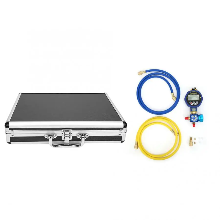 Цифровой семейный вакуумный манометр низкого давления 1/8in NPT манометр|Манометры|