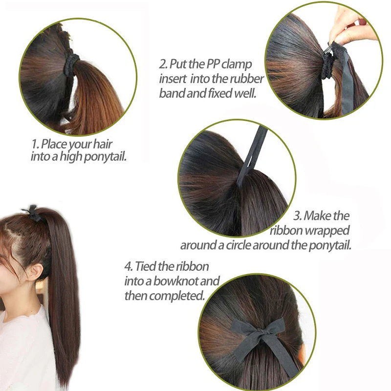 Женский Синтетический хвост WIGSIN на шнурке длина 32 дюйма|Синтетические хвостики| |