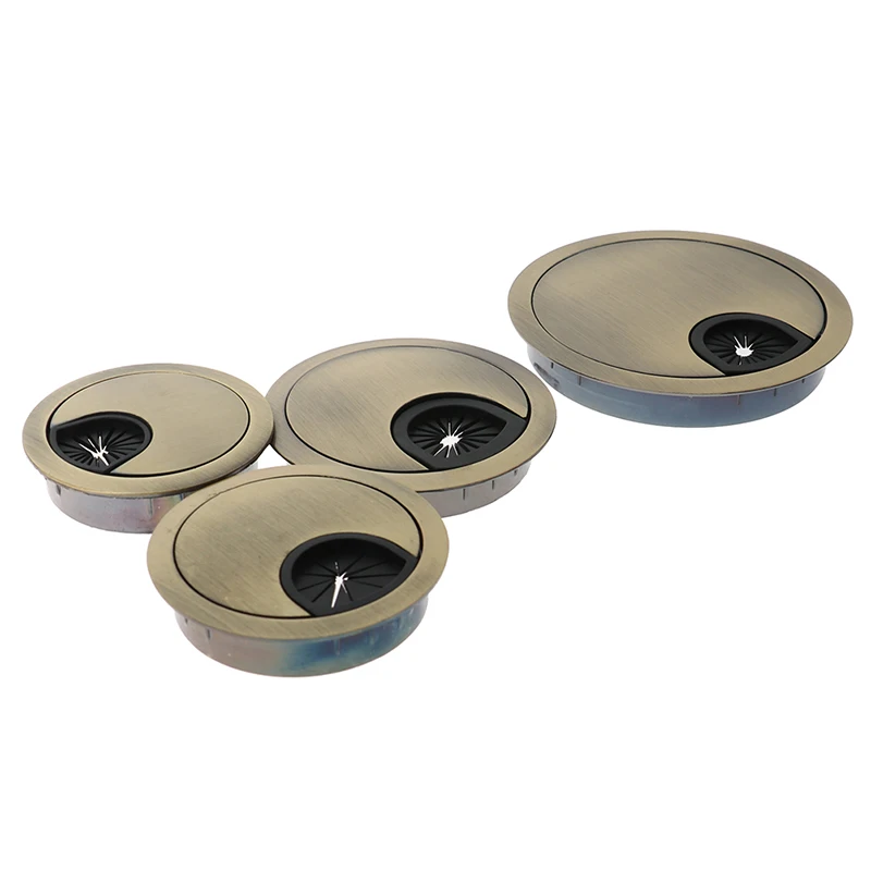 Desk Wire Hole Cover Base Computer Grommet Table Cable Outlet Port Surface Line Box Furniture Hardware | Обустройство дома