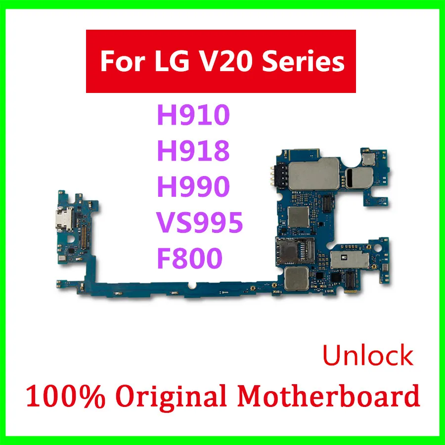 Материнская плата для LG V20 серии H910 H918 H990 H990DS VS995 F800 Логическая материнская с
