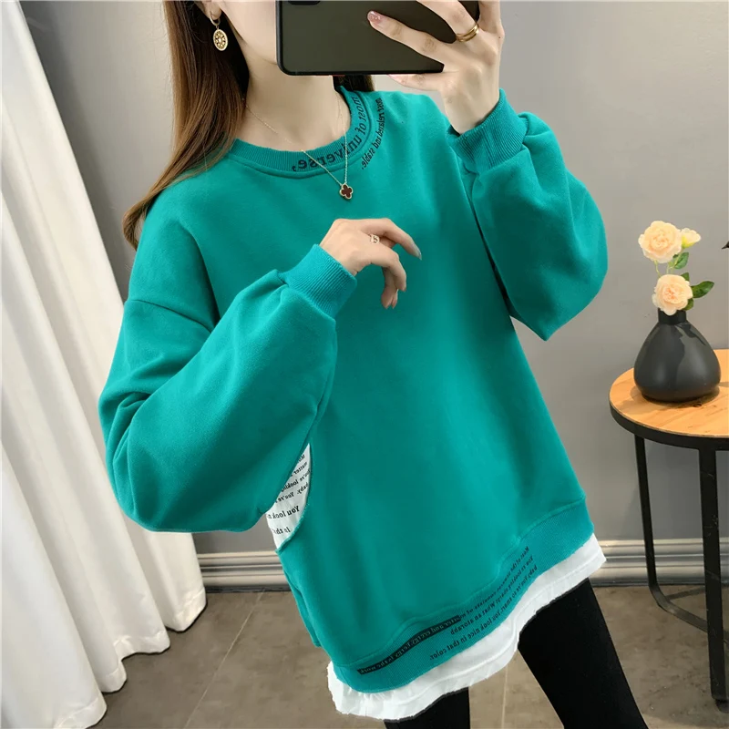 

19605 (2 наружных прохода номер 35) хлопковый круглый воротник с буквами Сращивание флисовый 56