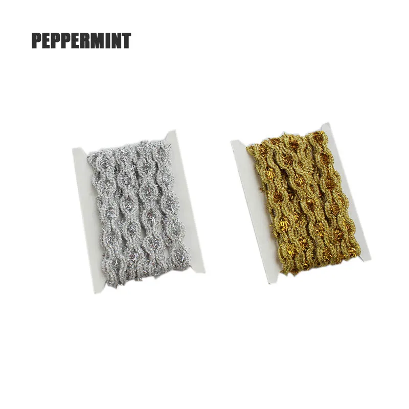 3 ярда 1 5 см блестящая тесьма жаккардовая металлическая кружевная Золотая тканая