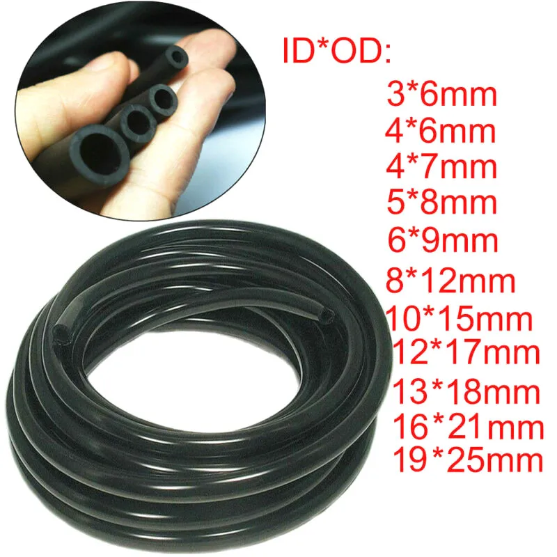 1/3 meter 4mm x 7mm multi-size universal car wiper water pipe sprinkler connecting automobile hose |