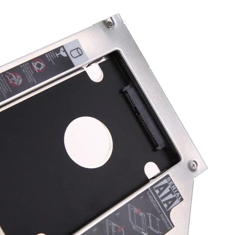 

2.5'' 9.5mm Universal SATA 2nd HDD SSD Hard Drive Caddy for CD/DVD-ROM Optical Bay Hard Disk Drive Case with Screwdriver