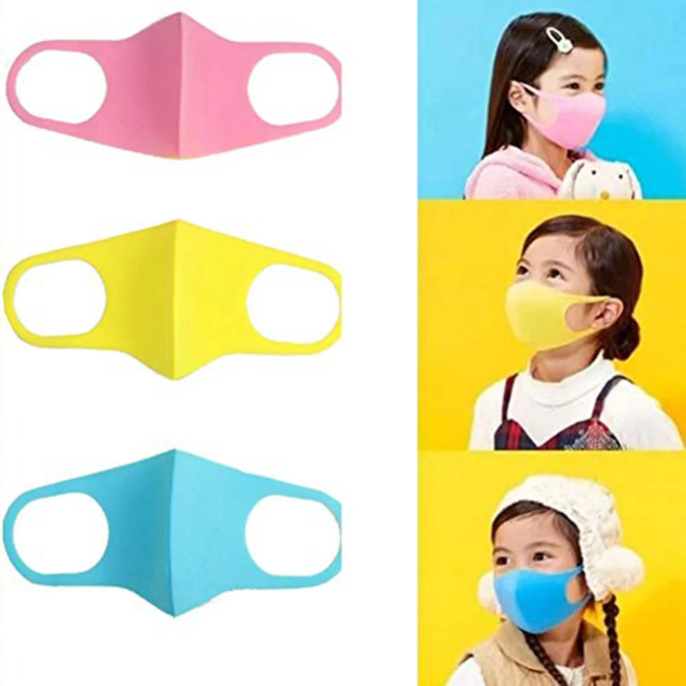 1 шт. маска для рта мультяшная теплая дышащая полумаска лица чехол детей девочек и