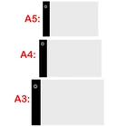 A3A4A5 Размеры планшет для рисования светодиодный светильник Pad Планшета инструменты для вышивки картин со стразами защита глаз яркий копию доска Алмазная вышивка искусство