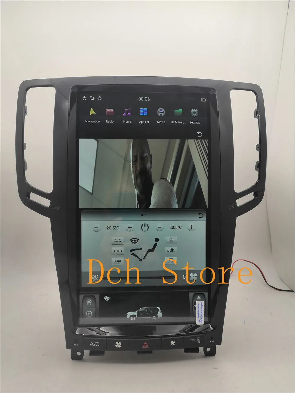 13,6 ''ips вертикальный tesla стиль Android 8,1 автомобильный DVD gps навигация для infiniti G25 G37 2007-2013 6 ядер 1,8 ГГц 4 г ram CARPLAY