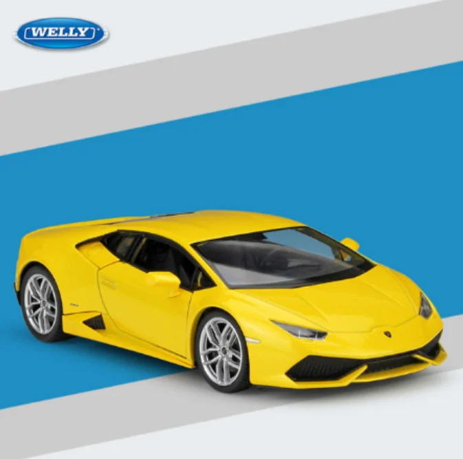 Новая модель классического игрушечного автомобиля WELLY 1:24 спортивного Huracan LP610 из