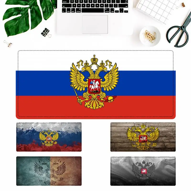 

Винтажный коврик для мыши с российским флагом, игровой коврик для клавиатуры, Настольный коврик для мыши, игровые аксессуары для Overwatch