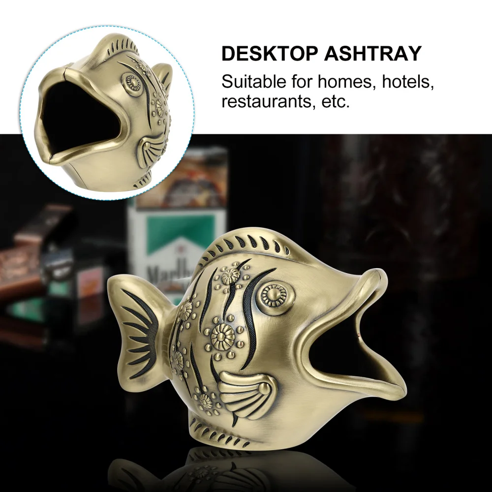 

1Pc Creative Smoking Ash Tray Hotel Tabletop Ornament Household Ashtray