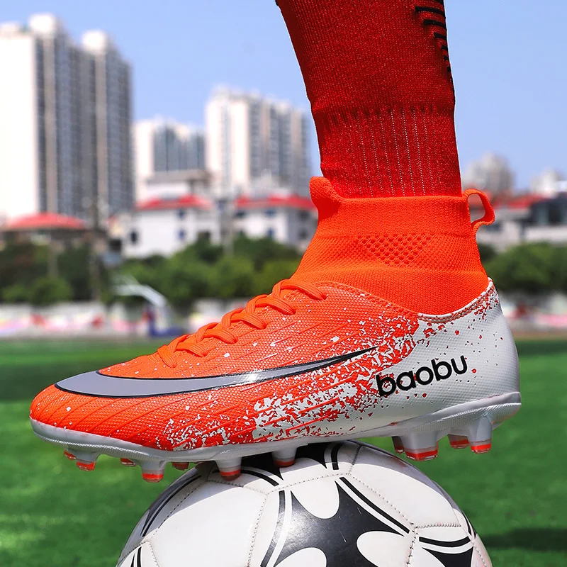 Новые ботильоны на высоком каблуке обувь для футбола Для мужчин дышащая Уличная