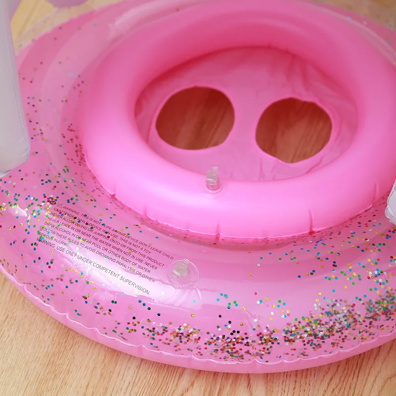 Симпатичное детское надувное кольцо в виде единорога плавающее для плавания