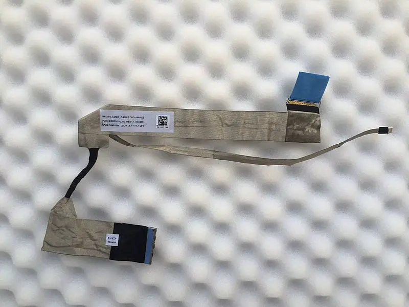 Оригинальный Для M4800 led lcd lvds кабель DC02001QJ00 CN 0HJNM0 HJNM0 0HJNM0|Компьютерные кабели и
