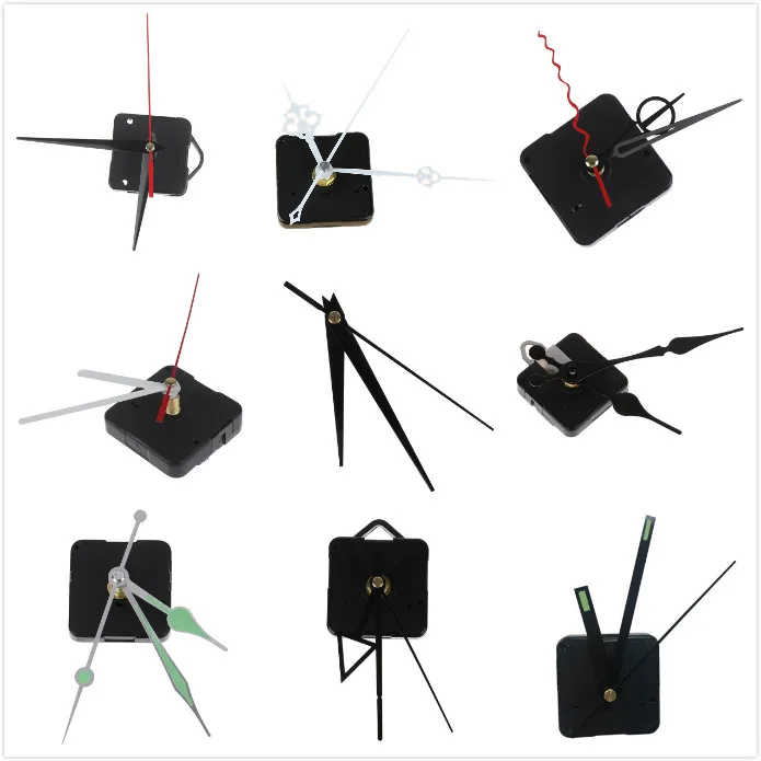 

DIY Clock Hollow Heart Metal Texture Creative Wall Clock Retro Wall Clock Movement Accessories Black Hands Repair Kit