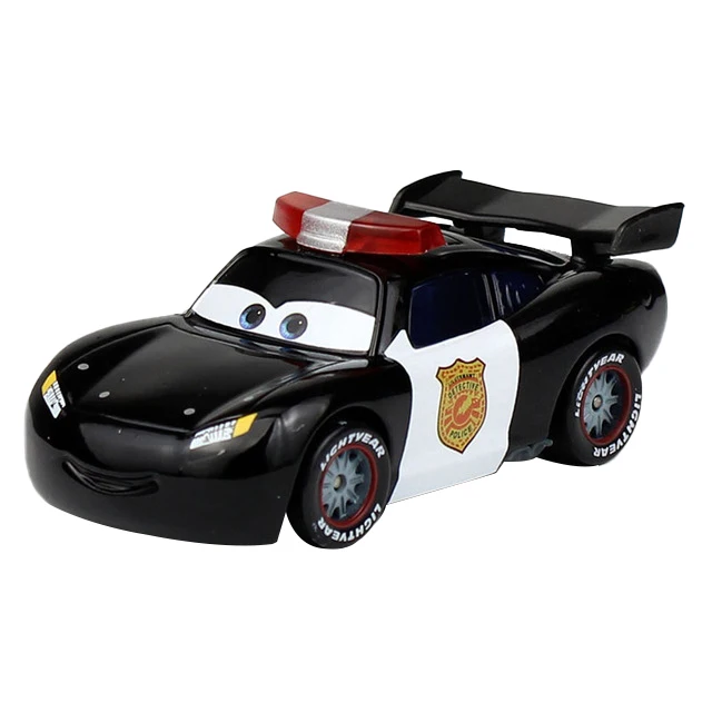 Disney Pixar Тачки 2 3 игрушки Молния Маккуин Джексон шторм Mack Uncle Truck 1:55 литой модельный автомобиль для детей рождественские подарки - Цвет: Police car McQueen