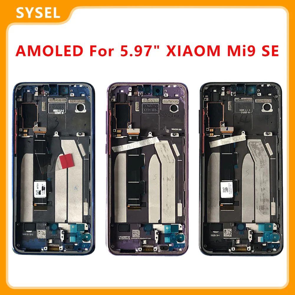 ЖК-дисплей AMOLED для XIAOMI 9SE/MI 9/SE/Mi9/SE дисплей с сенсорным экраном и дигитайзером в