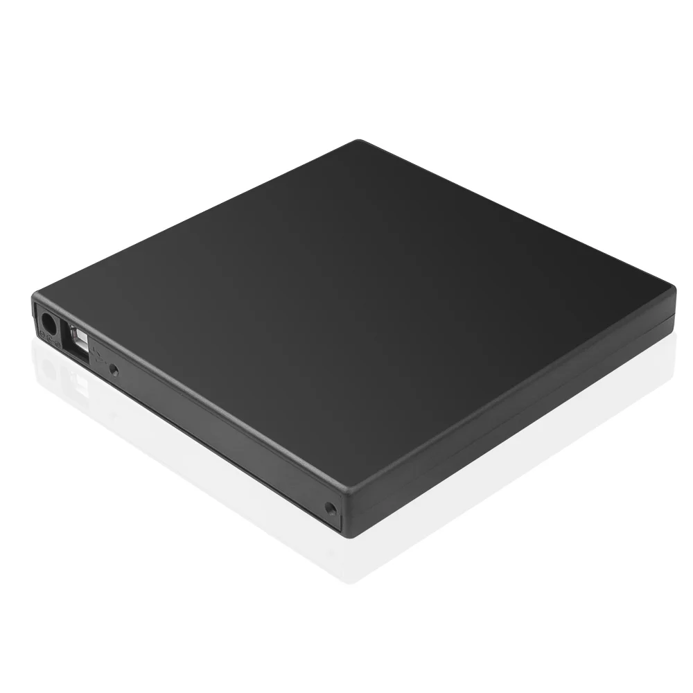 Тонкий внешний корпус для ноутбука Kebidumei USB2.0 SATA жесткий пластиковый чехол DVD 12 7 мм
