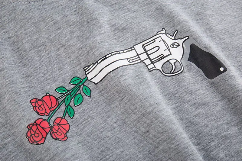 

Sweatshirt Women Valentine's Day Hoodie Roses Printing Hoodies Plus Size woman Streetwear Top