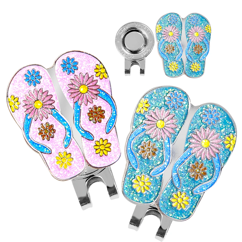 Зажим для шляпы гольфа со съемным магнитным маркером мяча украшение ремня