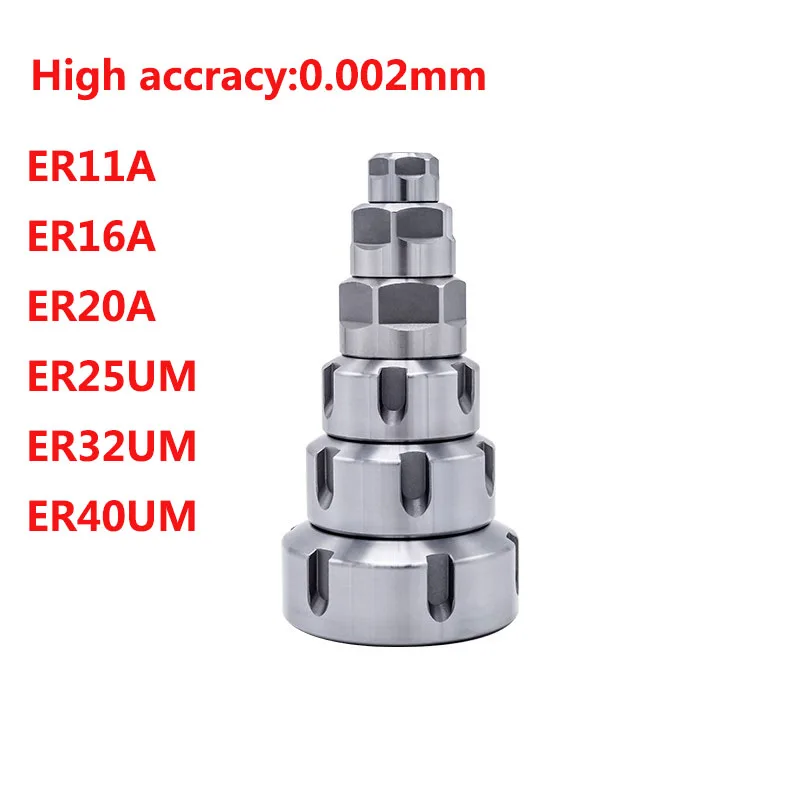 

High accuracy ER11 ER16 ER20 ER25 ER32 er nut er40 Collet chuck Clamping Nuts CNC machine milling Chuck Holder Lathe