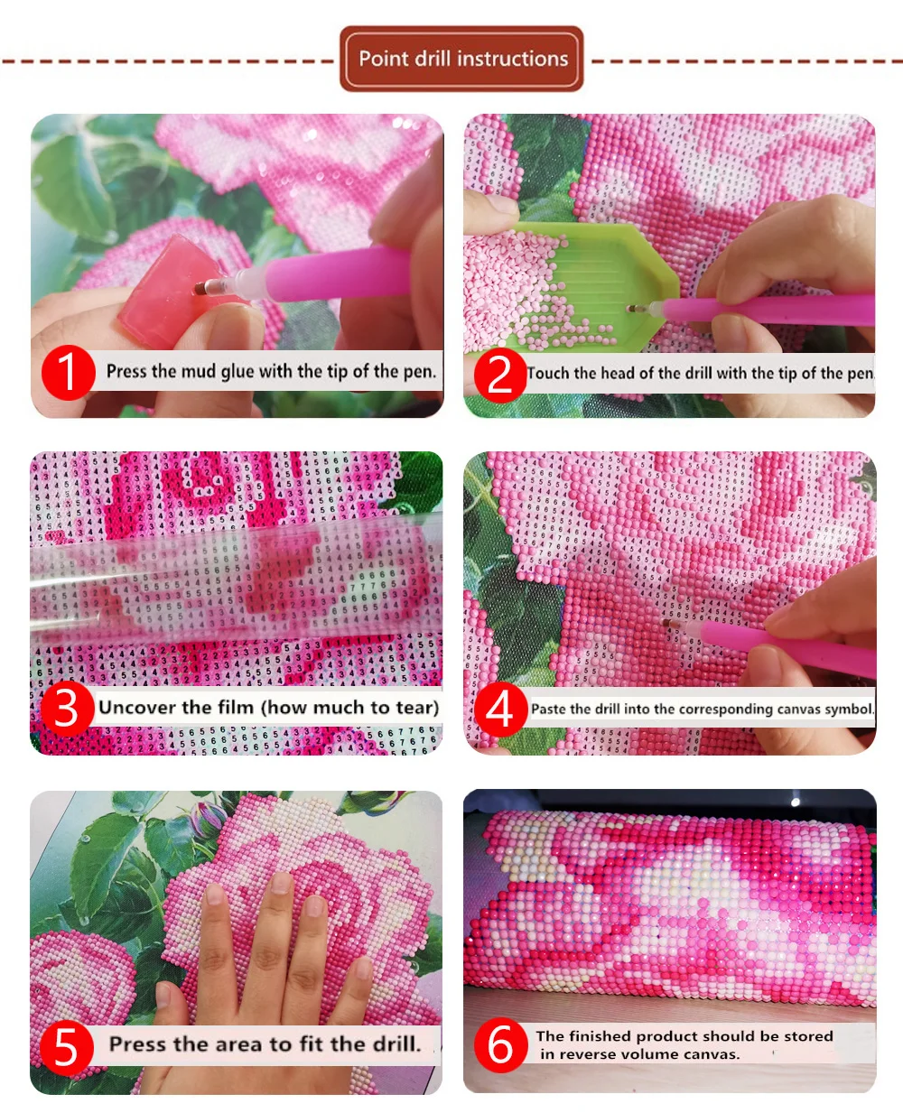 

CraftArtGo 5D DIY Diamond Embroidery butterfly Full Square Round Rhinestone Mosaic Painting Cross Stitch Flowers Diamond Kit