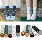 Новая коллекция, Осень-зима, для девочек короткие носки 2020 анимальный принт из мультиков, забавные носки искусство хлопковые милые носки Calcetines Mujer