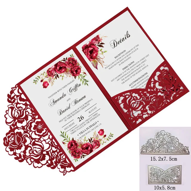 Кружево умирает Новый штанцевый нож Скрапбукинг ремесло высечки металла для DIY