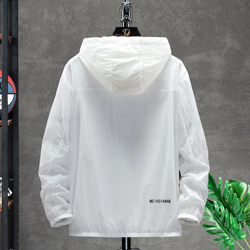 

Men's Summer New Sunscreen Jacket Breathable Couple Outdoor Skin Clothes Tide Brand Small Zou Ju Printed Fishing Shirt