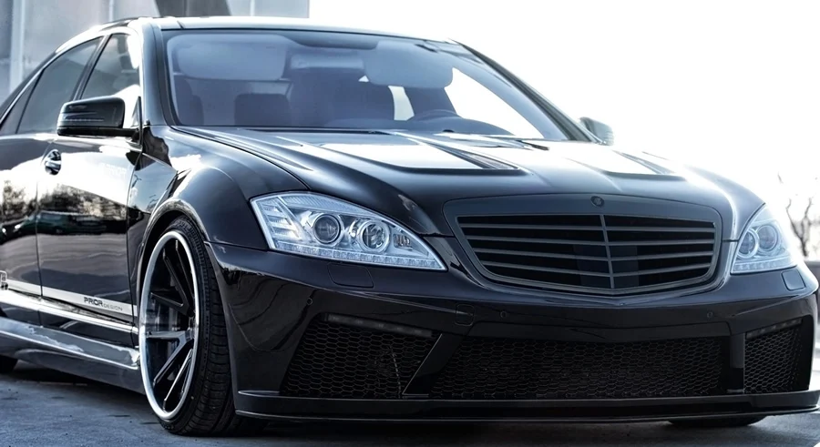 Для 2010 2011 2012 2013 Benz W221 S280 S300 S350 S500 фары крышка абажур Прозрачная лампы корпус