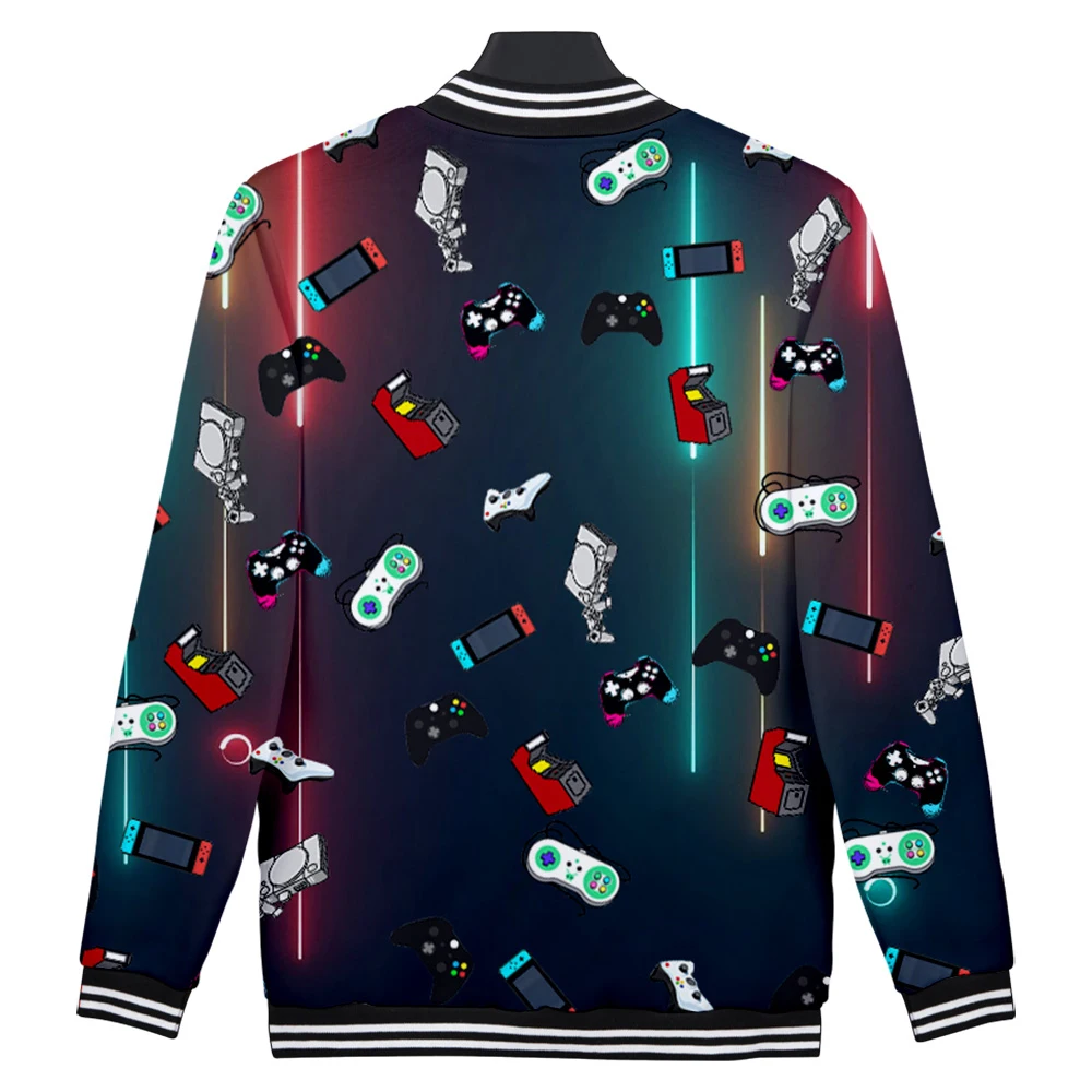 

I Paused My Game To Be Here 3D Logo 2021 Fashion V-neck Baseball Jacket New Famale/male Warm Fashion Winter Streetwear Coat