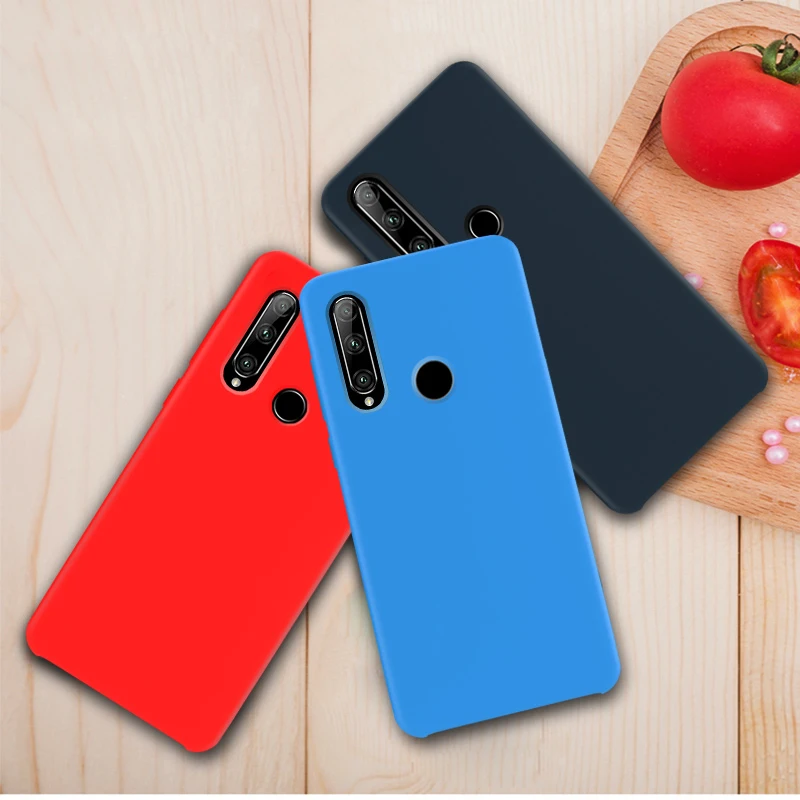 Для huawei P30 Lite чехол из настоящего мягкого жидкого силикона чехол для huawei P20 Lite P30 Pro Защитный матовый чехол