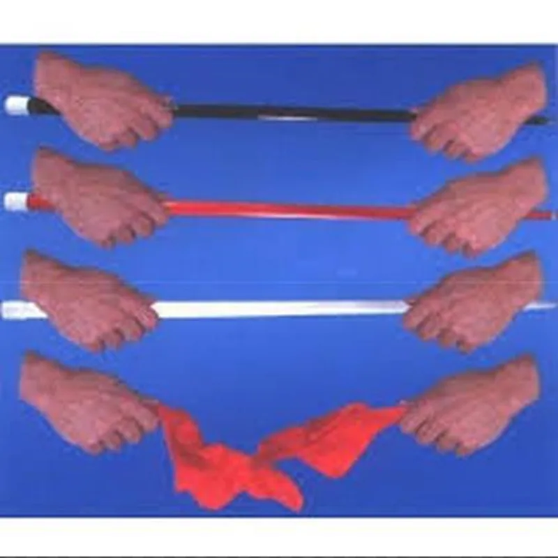 Тройная трость для смены цвета (пластик) волшебные фокусы аксессуары сценический