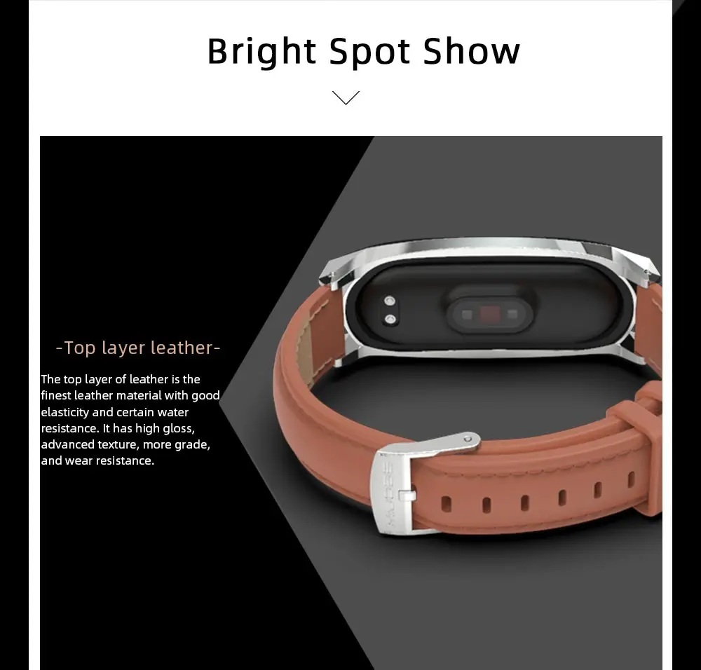 Кожаный браслет mi jobs mi band 4, ремешок на запястье для Xiaomi mi Band 4, Безвинтовой бамбуковый ремешок, Смарт-часы, ремешок для mi Band 3