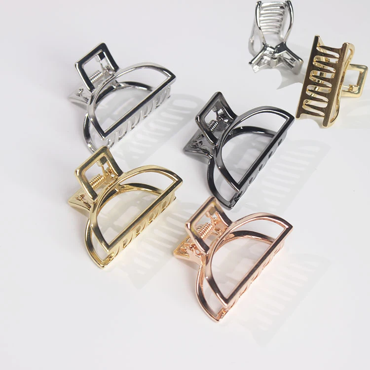 Роскошные женские зажим для волос заколка со стразами Краб пластмассовая коготь