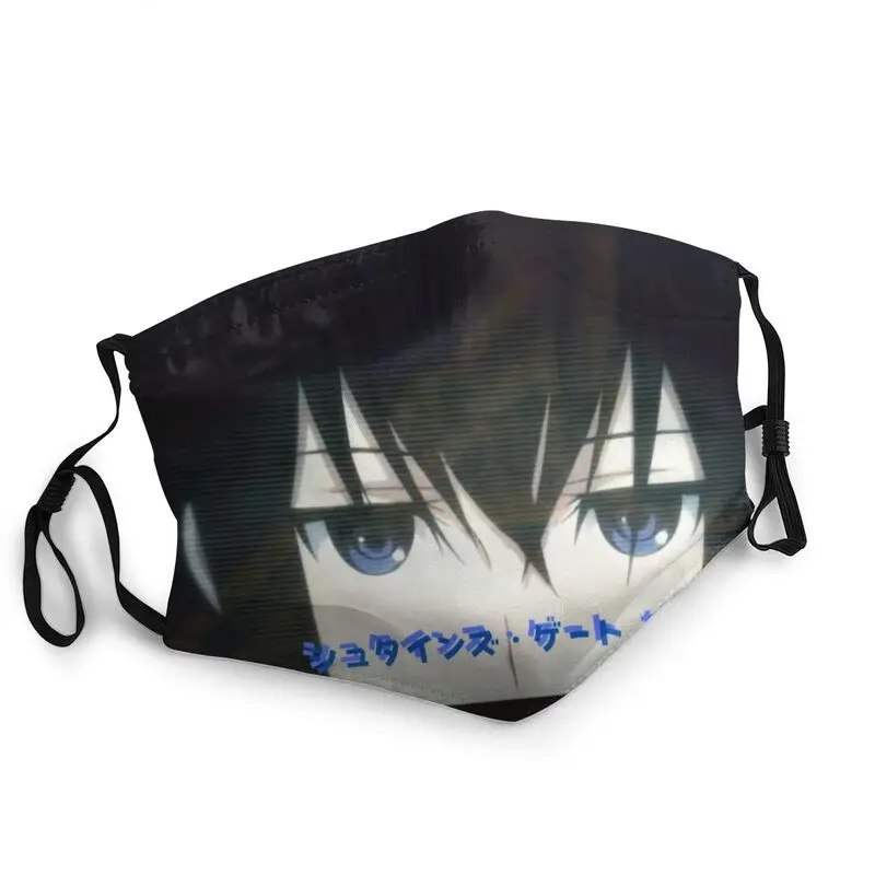 

Steins Gate Non-Disposable Face Mask Men Women Kurisu Makise Anime Manga Mask Dustproof Protection Cover Respirator Mouth-Muffle