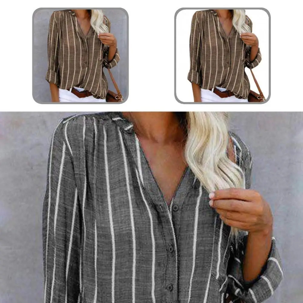 

Comfortable Sweat Absorbing Single Breasted Women Shirt for Daily Life