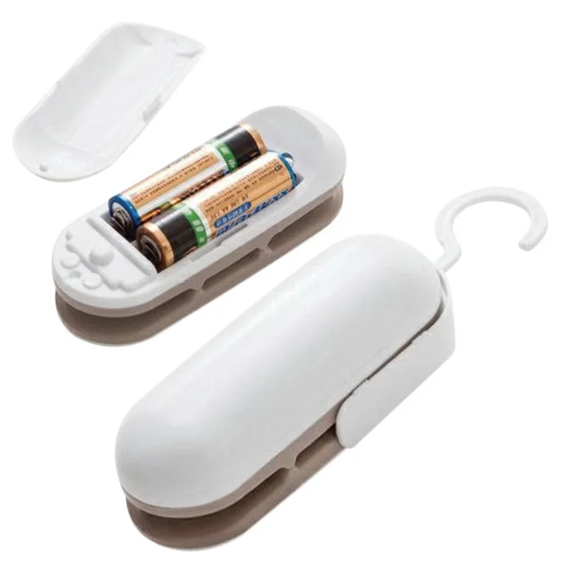 

1 Day Ship Hot Best Portable Mini Sealing Household Machine Heat Sealer Capper Food Saver For Plastic Bags Package Mini Gadgets