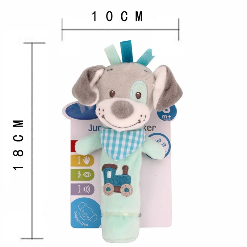 

Cute Baby Rattle Mobiles Cute Baby Toys Cartoon Animal Hand Bell Rattle Soft Toddler Oyuncak Plush Bebe Toys 0-12 Months