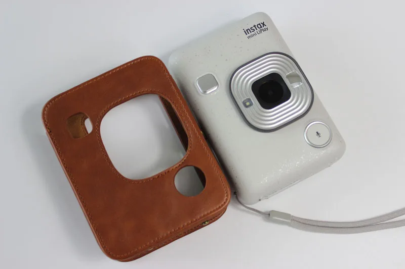 Чехол-сумка для камеры FUJIFILM instax mini LiPlay из искусственной кожи, винтажный плечевой ремень, защитный чехол для камеры