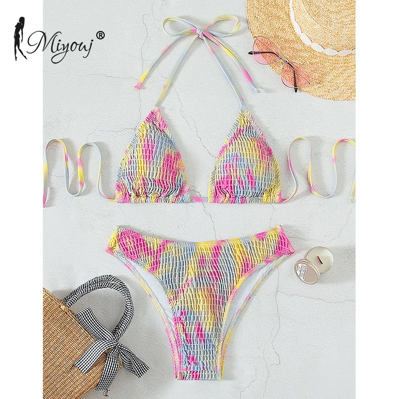 Дизайнерский купальник Miyouj в рубчик женские сексуальные купальные костюмы