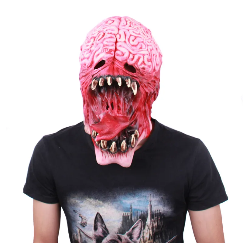 Scary Mask Latex Headgear Blood Face Zombie Clown Bad face Halloween Masquerade Fancy Dress Party Cosplay | Дом и сад