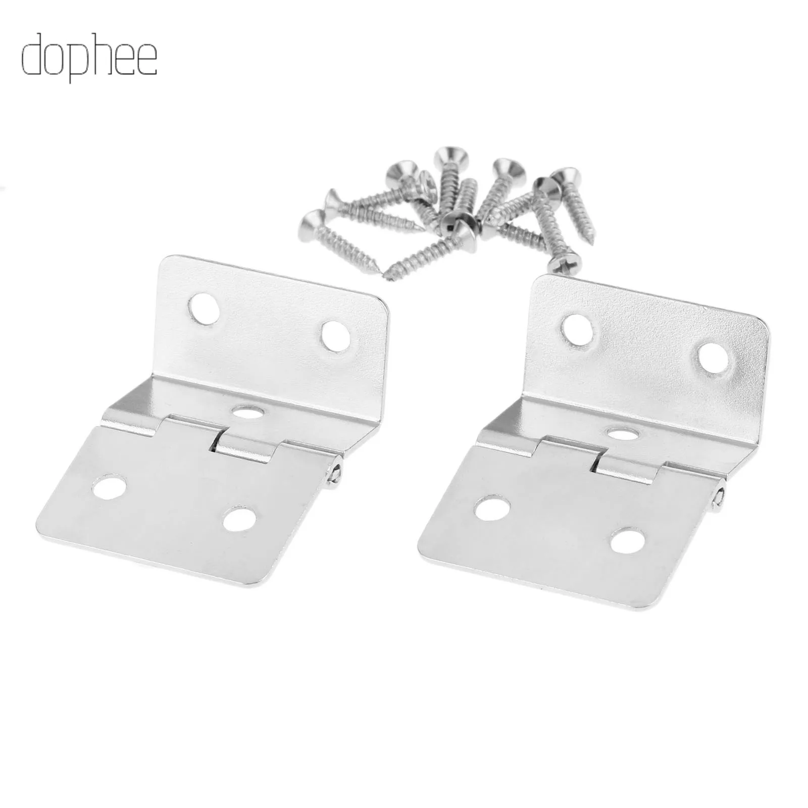 Dophee 2/4 шт. дверные петли из цинкового сплава для шкафа ящика мебельная фурнитура