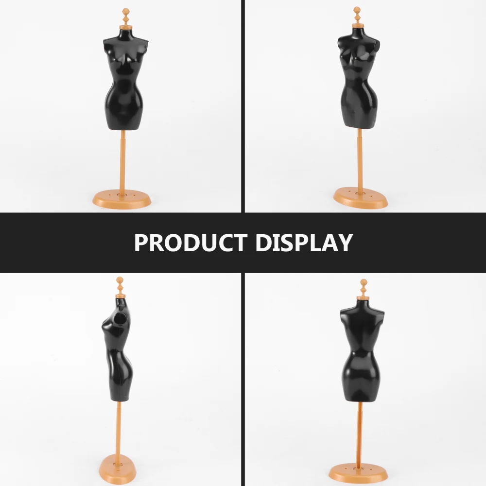 

1 Set 5Pcs Doll Dress Form Cloth Stand Mannequin Stand Demountable Assembled Display Doll Model Cloth Supporter Holder (Stand fo